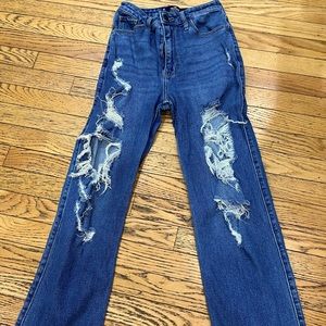 Hollister ultra high rise dad jeans size 0 (size 24)